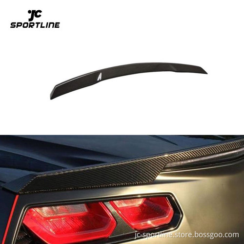 C7 Carbon Fiber Rear Trunk Spoiler for Chevrolet Corvette C7 2014-2016